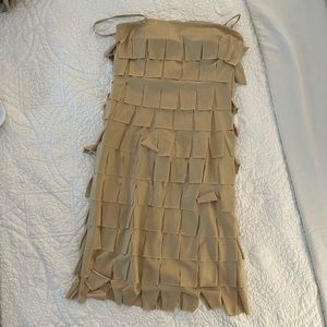 Gold Fringe Dress